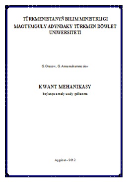 Kwant mehanikasy